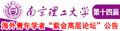 我要看大逼插大逼南京理工大学第十四届海外青年学者紫金论坛诚邀海内外英才！